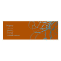 No. 0011 de los remolinos tarjeta de visita