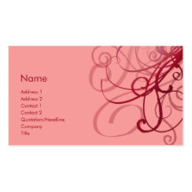 No. 0811 de los remolinos tarjetas de negocios