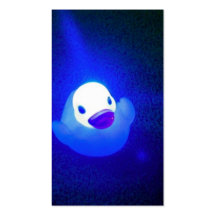 No. 1 del azulado LED Duckie Plantilla De Tarjeta Personal