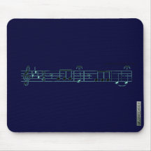 No. 5 (azul) de la sinfonía de Beethoven Tapete De Raton