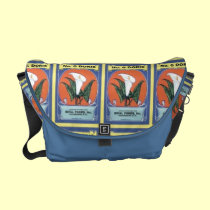 No. 6 la bolsa de mensajero de la etiqueta de Dori bolsas messenger