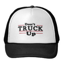 No acarree para arriba gorras de camionero