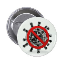 No al virus pin