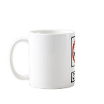 No alimente a ardillas la muestra de la carretera tazas de café
