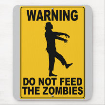 No alimente a los zombis tapetes de ratón