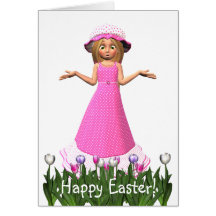 ¡No apenas para los niños Pascua feliz! Felicitaciones