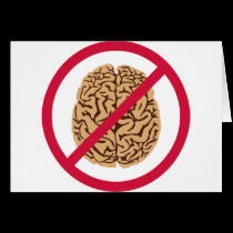 No Brain tarjetas