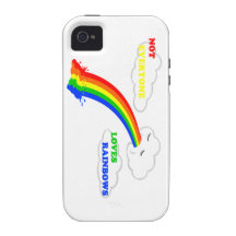No cada uno ama diseño de los arco iris vibe iPhone 4 funda