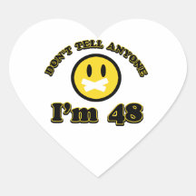 No diga cualquiera que soy 48 pegatina corazon