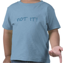 ¡No él! Camisetas