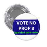 No en el apoyo 8 - insignia pin