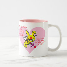 No en la cosa del amor tazas de café