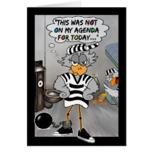 No en mi orden del día: Tarjeta del Jailbird