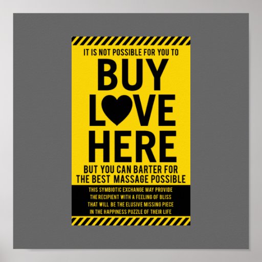 No es posible que usted COMPRE AMOR aquí Posters