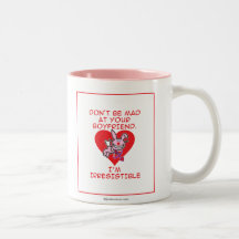 No esté enojado tazas de café