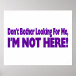 No estoy aquí posters