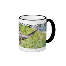 ¡No hable conmigo 'hasta que comía mi café! Tazas