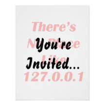 No hay lugar como el rojo 127001 invitacion personalizada