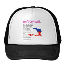 No llora Haití, ayuda Haití Gorros