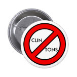 NO MÁS DE CLINTONS PIN