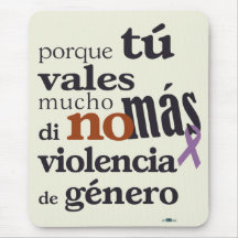 No Más Violencia de Género Alfombrilla De Raton