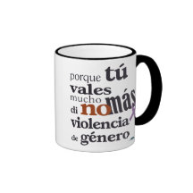 No Más Violencia de Género Taza