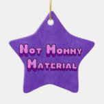 No material de la mamá ornamento para arbol de navidad