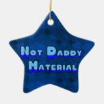 No material del papá adornos