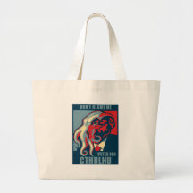No me culpe, yo votó por Cthulhu Bolsas De Mano