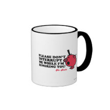 No me interrumpa taza de café