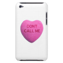 No me llame corazón rosado del caramelo Case-Mate iPod touch fundas