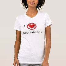 No muestre ningún amor para la camisa de los repub