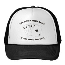 No necesite las bolas gorras