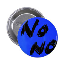no no encendido en azul pin