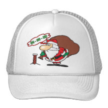 NO-NO-NO Santa Gorros Bordados