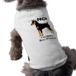 ¡No, no soy un Doberman del bebé! Camisetas De Perrito