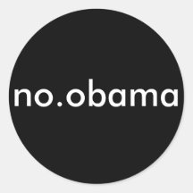 no.obama pegatina