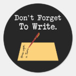 No olvide escribir etiquetas  