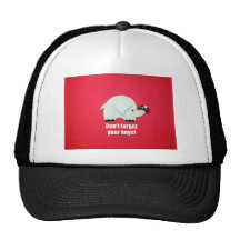 ¡No olvide sus llaves! Gorros Bordados