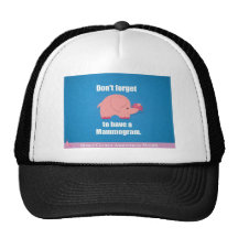 No olvide tener un mamograma gorro
