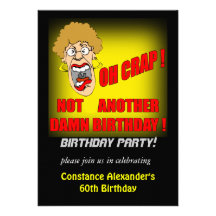 No otras invitaciones de la fiesta de cumpleaños invitación