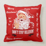 No pare el creer en la almohada de Papá Noel