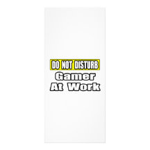 No perturbe… el juego en el trabajo tarjeta publicitaria personalizada