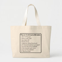 No pida un PhD Bolsas De Mano