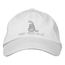 No pise en mí bordó el gorra gorras bordadas