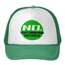 No sé cuál es impresión esa roca (verde) gorros bordados