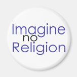 No se imagine ninguna religión iman de nevera
