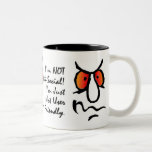 No soy (2) antisocial taza