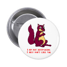 No soy antisocial yo apenas no tengo gusto de uste pins