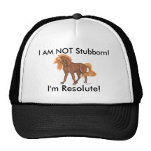 NO SOY gorra OBSTINADO del CABALLO